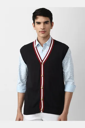 Forever 21 Men Black & White Cardigan
