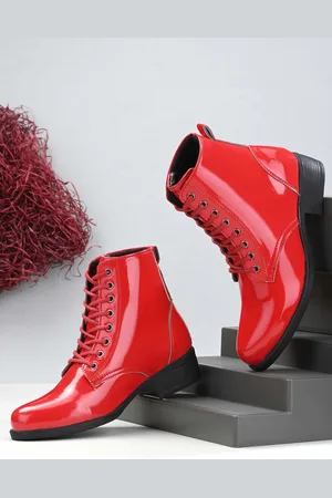 Eego Italy Women Red Solid Regular Boots