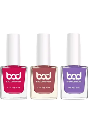 Bad Company Set Of 3 No Toxin Nail Lacquer - 10ml each