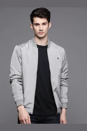 Buy LOUIS PHILIPPE SPORTS Solid Polyester Regular Fit Mens Jacket |  Shoppers Stop