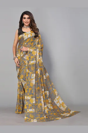 HRITIKA Pure Georgette Saree