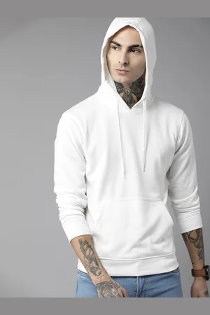 Roadster The Lifestyle Co. Men Solid Hooded Sweatshirt