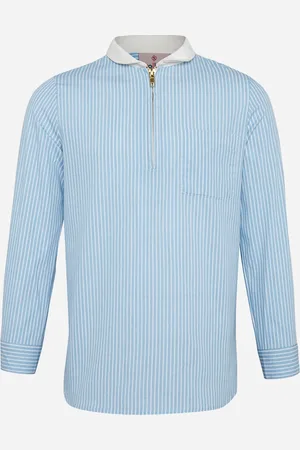 Oxolloxo Boys White Regular Fit Striped Casual Shirt