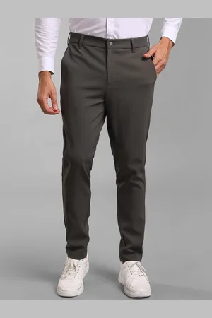 Kazo Men High-Rise Cotton Trousers