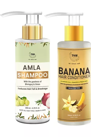 TNW the natural wash Set of 2 Amla Shampoo & Banana Conditioner