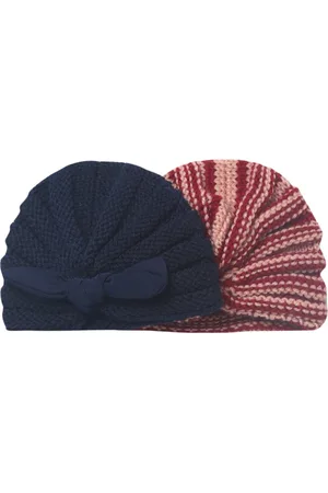 EL REGALO Pack Of 2 Kids Acrylic Beanie