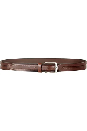 THE CLOWNFISH Men Brown Genuine Leather Belt
