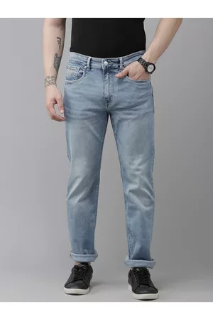 Ralph Lauren U S Polo Assn Denim Co Men Harold Slim Straight Fit Light Fade Bleached Stretchable Jeans