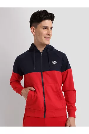 U.S. Polo Assn. Colourblocked Performance Hoodie Sweatshirt