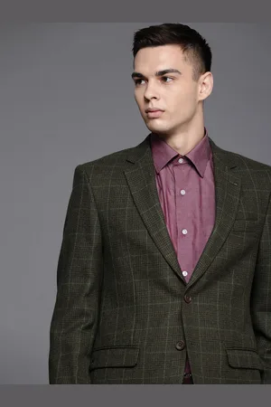 LOUIS PHILIPPE Checkered Single Breasted Formal Men Blazer - Buy LOUIS  PHILIPPE Checkered Single Breasted Formal Men Blazer Online at Best Prices  in India