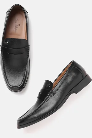 Louis Philippe Men Leather Penny Loafers