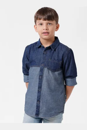 KATE & OSCAR Boys Modern Faded Casual Shirt