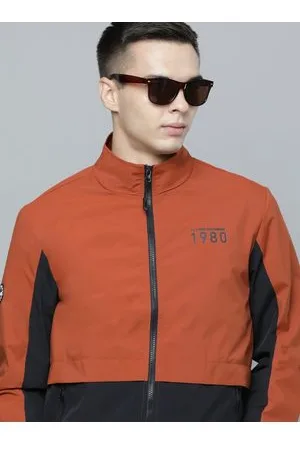 Flying Machine Men Colourblocked Bomber Jacket