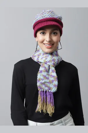 Loom Legacy Women Purple & White Visor Cap