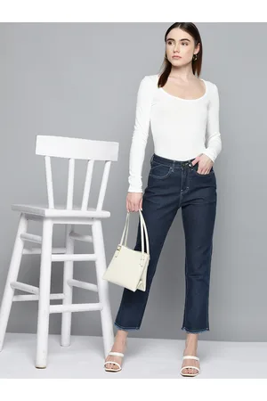 Chemistry Women Straight Fit High-Rise Stretchable Jeans