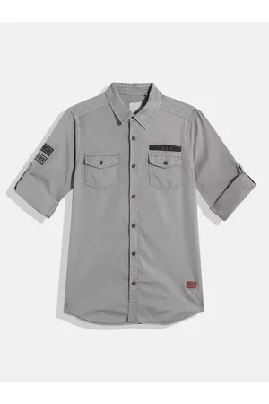 Roadster Boys Pure Cotton Casual Shirt