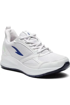 ASIAN Men White Mesh Running Non-Marking Shoes