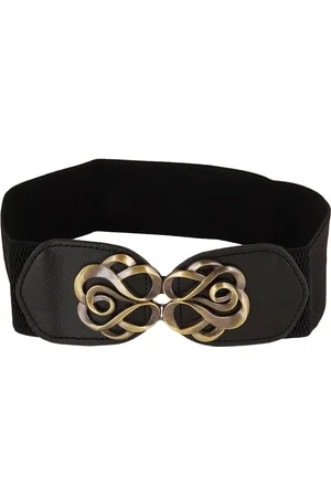 STYLE SHOES Women Black Embellished PU Belt