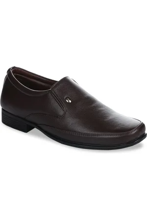 ACTION Men Brown Formal Slip-On Shoes
