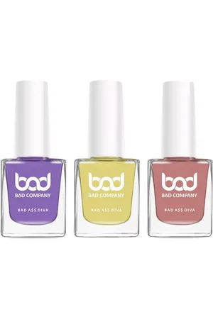 Bad Company Set Of 3 No Toxin Nail Lacquer - 10ml each