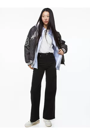 H&M Women Wide Twill Trousers
