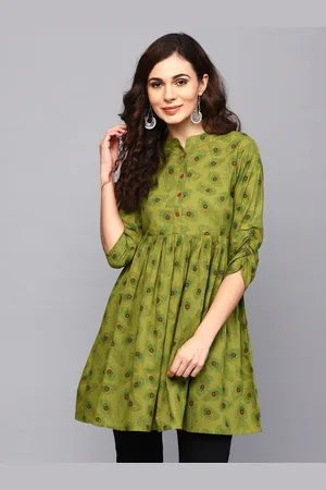 Antaran Mandarin Collar Printed Tunic