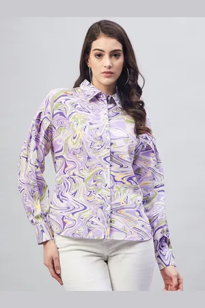 Rare Fashion Women Printed Casual Shirt