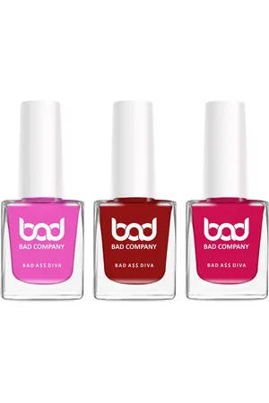 Bad Company Set Of 3 No Toxin Nail Lacquer - 10ml each