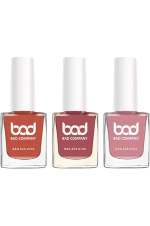 Bad Company Set Of 3 No Toxin Nail Lacquer - 10ml each