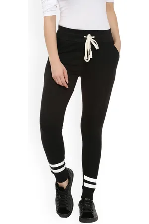Campus Women Black Solid Joggers