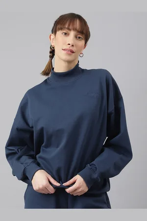 Fitkin Women High Neck Oversized Sweatshirt