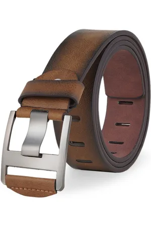 Winsome Deal Men Brown Textured Casual Belt