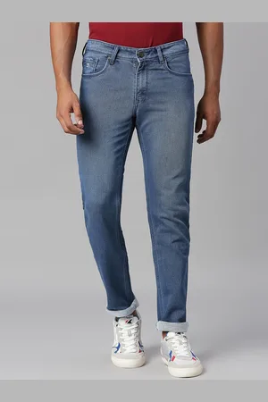 HJ HASASI Men Slim Fit Heavy Fade Stretchable Cotton Jeans