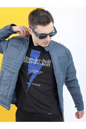 LocoMotive Men Solid Puffer Jacket Jacket