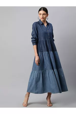 Chemistry Denim Maxi Maxi Dress