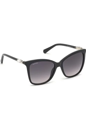 Swarovski Women Grey Sunglasses SK0227 55 01B-Smoke