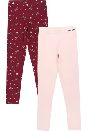 Peter England Girls Pack Of 2 Cotton Printed Ankle-Length Leggings