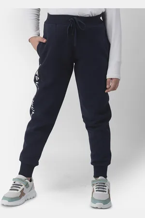 Crimsoune Club Girls Imperfect Cotton Printed Joggers