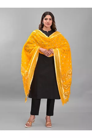 Apratim Woven Design Silk Dupatta