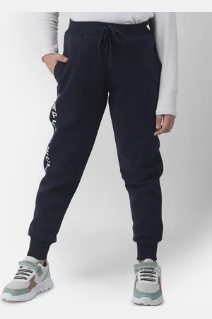 Crimsoune Club Girls Cotton Mid-Rise Joggers