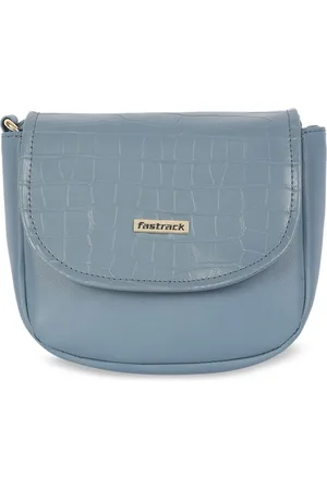 Fastrack Women Chic Croc Textured Sling Bag