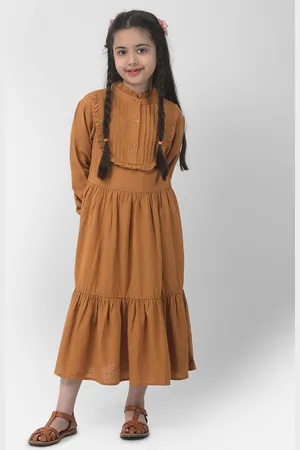 Crimsoune Club Mustard Yellow Midi Dress