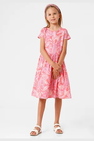 KATE & OSCAR Girls Tropical Dress