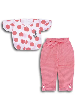 Wish Karo Girls Printed Top with Trousers
