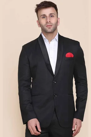 Tahvo Men Slim-Fit Single-Breasted Party Blazers