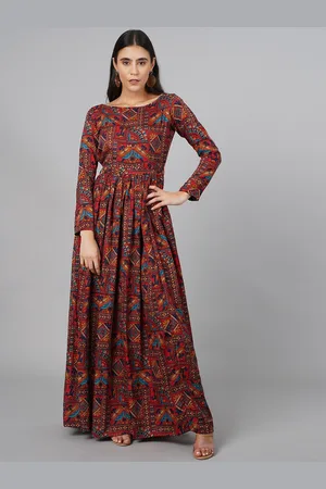 Cation Floral Crepe Maxi Dress