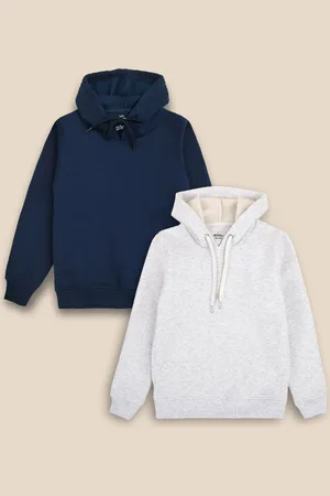 Kidsville Boys Pack Of 2 Cotton Hooded Sweatshirts