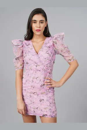 Cation Floral Chiffon Dress