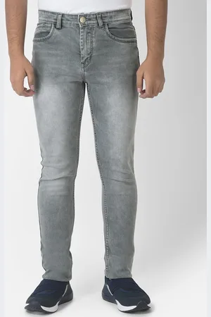 Crimsoune Club Boys Cotton Urban Slim Heavy Fade Jeans