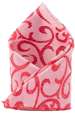 The Tie Hub Men Printed Pocket Squares